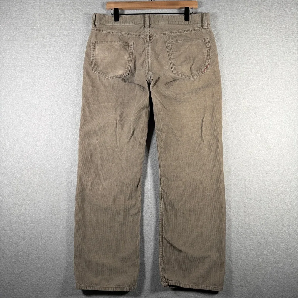 Banana Republic Mens Straight Fit Corduroy Pants Tower Taupe 407829-05 34x30